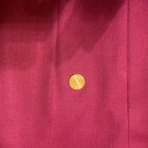 Burgundy dress w/bell sleeves, circa 60s to 70s, sz 10 good condition - Picture 7 of 8